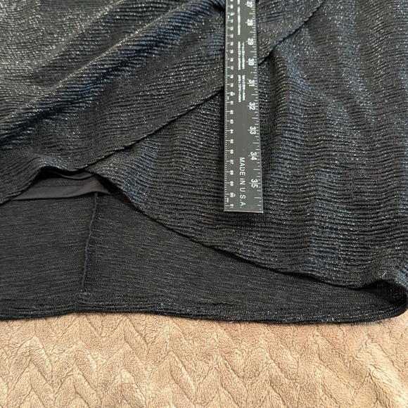 Torrid Womens 1/1X Dress Midi Black Sparkle Sleeveless Shift Formal Whimsigoth - Picture 7 of 11